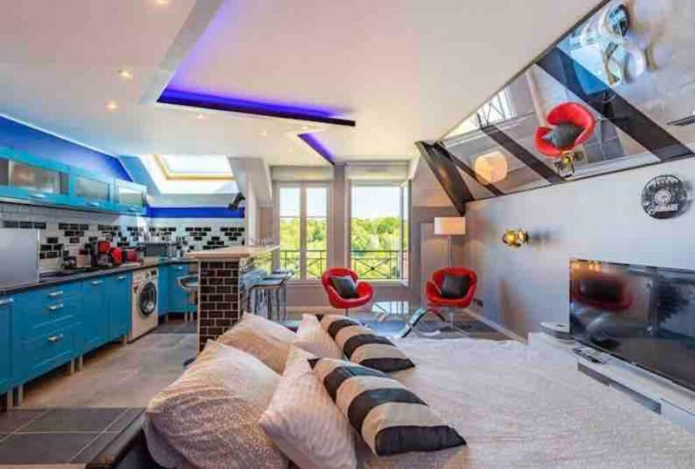 Appartement Disney Avengers, 5 Min Des Parcs มานี-เลอ-องเกรอ ภายนอก รูปภาพ