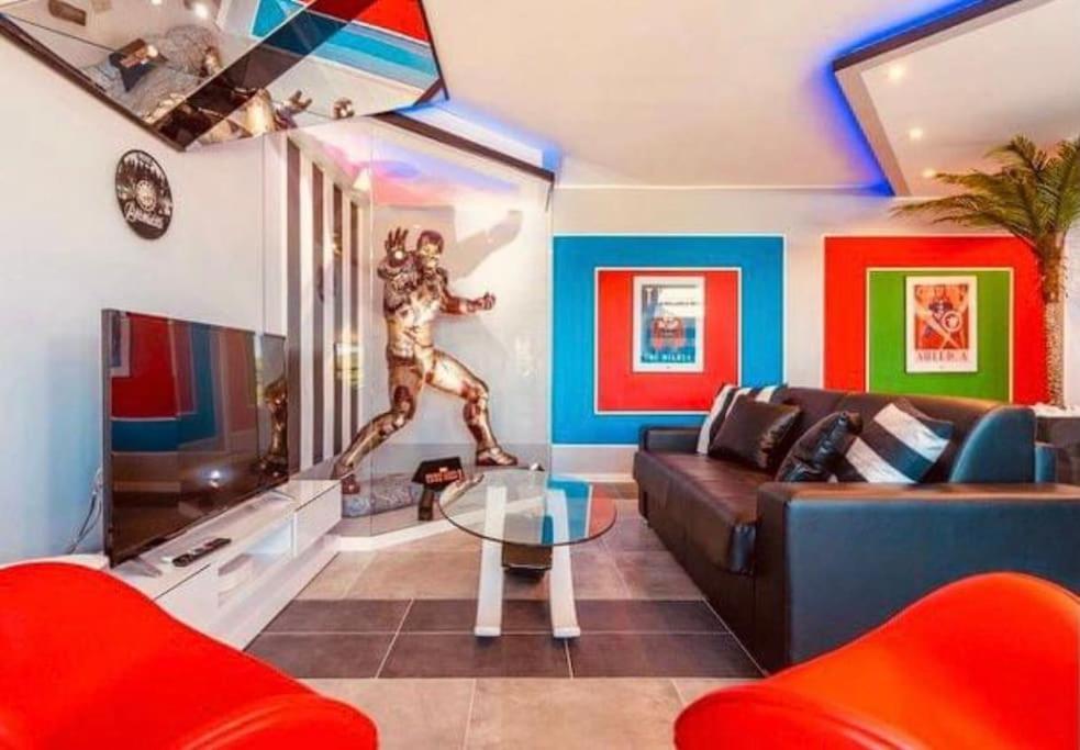 Appartement Disney Avengers, 5 Min Des Parcs มานี-เลอ-องเกรอ ภายนอก รูปภาพ
